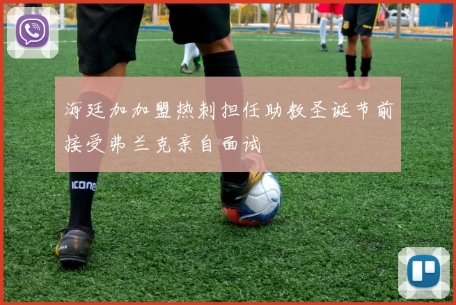 海廷加加盟热刺担任助教圣诞节前接受弗兰克亲自面试